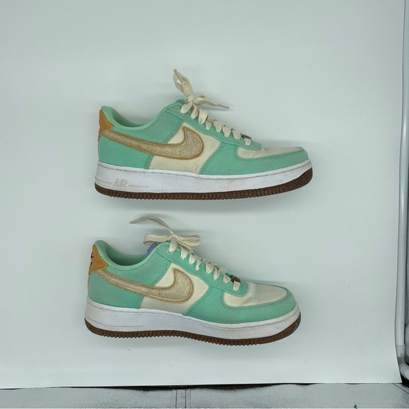 Nike Womens Air Force 1 '07 LX Happy Pineapple Size 8.5 - Picture 5 of 14